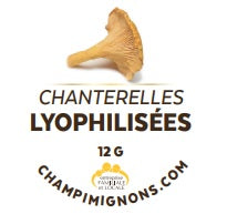 Chanterelles lyophilisés