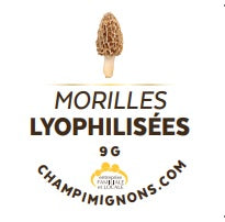 Morilles lyophilisés